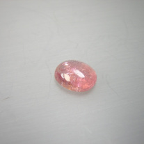 Turmalin Cabochon oval, rosa ca.10x12mm