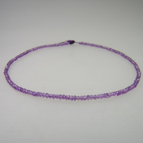 Amethyst Rondellkette facettiert ca.3mm