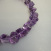 Amethystkette fantasieschliff ca.15-23mm