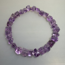 Amethystkette fantasieschliff ca.15-23mm
