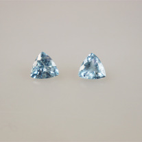 Aquamarin antik Turtlecut ca.10mm
