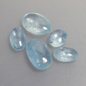 Aquamarin Cabochon, ovale, mehr Details: klick
