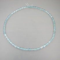 Aquamarin Kristallkette facettiert, ca.4 mm
