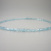 Aquamarin Kristallkette facettiert, ca.4 mm