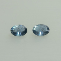 Aquamarin Oval facettiert ca.6x8mm Paar