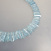 Aquamarin Setkette Fantasieschliff ca.12-24mm