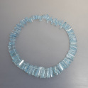 Aquamarin Setkette Fantasieschliff ca.12-24mm, mehr Details: klick