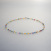 Bunte Edelsteinkette mit verschiedenen facettierten Steinen ca.6mm