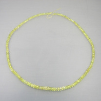 Chrysoberyll Rondellkette ca.4-6mm