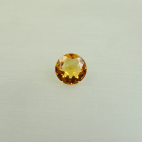 Citrin rund facettiert ca.10mm