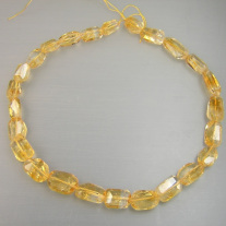 Citrinkette Fantasieschliff ca.12mm