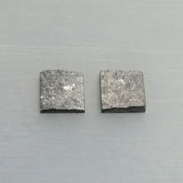 Diamant Quadrat rohstein ca.10mm Paar