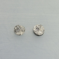 Diamant Rund rohstein ca.8mm Paar