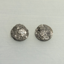 Diamant Rund rohstein ca.11mm Paar