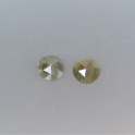 Diamantrose grau Paar ca.7mm, mehr Details: klick