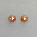 Diamantrose rötlich, Paar ca.5,8mm, mehr Details: klick