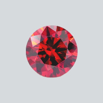 Lab-Grown Diamant Brillantschliff 1.06ct Fancy Deep Orange, 6,61mm x 6,64mm x 3,94mm