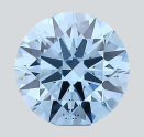 Lab-Grown Diamant Brillantschliff 3.23ct Fancy Vivid Blue, 9,62mm x 9,66mm x 5,73mm, mehr Details: klick