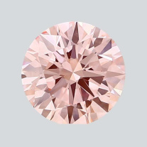 Lab-Grown Diamant Brillantschliff 2ct Fancy Intense Pink, 8,04mm x 8,10mm x 4,93mm