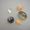 5 Indischer Mondstein Cabochon, mehr Details: klick