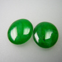 Jade Cabochons 12x10 mm, Paar :, mehr Details: klick