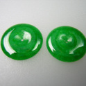 Jade Scheiben ca 14 mm, Paar :, mehr Details: klick