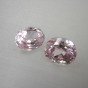 Kunzit facettiert oval, Paar ca.10x12mm, mehr Details: klick