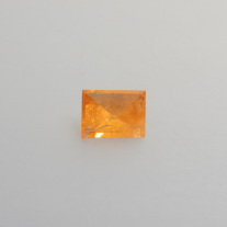 Mandaringranat facettiert vierkant ca.8,7x10,7mm