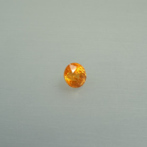 Mandaringranat rund facettiert ca.7.5mm