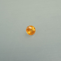 Mandaringranat rund facettiert ca.6.5mm