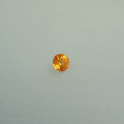 Mandaringranat rund facettiert ca.6.5mm, mehr Details: klick