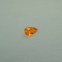 Mandaringranat Tropfen facettiert ca.7x10mm