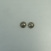 Mondstein Cabochon rund 10mm dunkelgrau, Paar