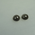 Mondstein Cabochon rund 10mm dunkelgrau, Paar, mehr Details: klick