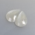 Mondsteinrosen Tropfen ca.15,5x24mm, Paar: