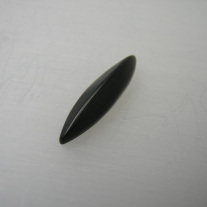 Onyx navette cabochon, matt ca.5x23mm