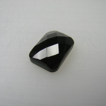 Onyx rechteck abgerundet, schachbrett ca.13x19mm