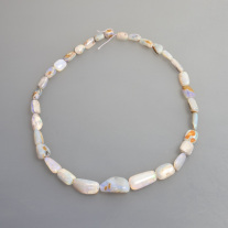 Opalkette Nuggetkette ca.7-14mm