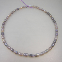 Opalkette olivenf&ouml;rmig ca.6mm