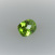 Peridot gespanntes Rechteck Turtlecut ca.10x13mm
