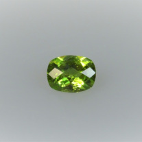 Peridot gespanntes Rechteck Turtlecut ca.10x13mm