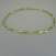 Peridot Kristallkette Fantasieschliff ca.10x5mm