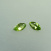 Peridot navette facettiert, Paar ca.7x14mm