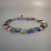 Quarz- Aquamarinkette Fantasieschliff ca.26-31mm 