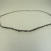 Rohdiamantkette schwarz ca.3mm