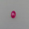 Rubin oval Cabochon ca.8x12mm, mehr Details: klick