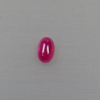 Rubin oval Cabochon ca.8x12mm