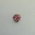 Rubinkristall, scheibe, natur ca.12x13mm