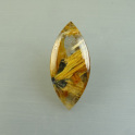 Rutilstern Cabochon Navette ca.18x41mm, mehr Details: klick