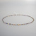 Saphir Rondellkette facettiert multicolor ca.4mm